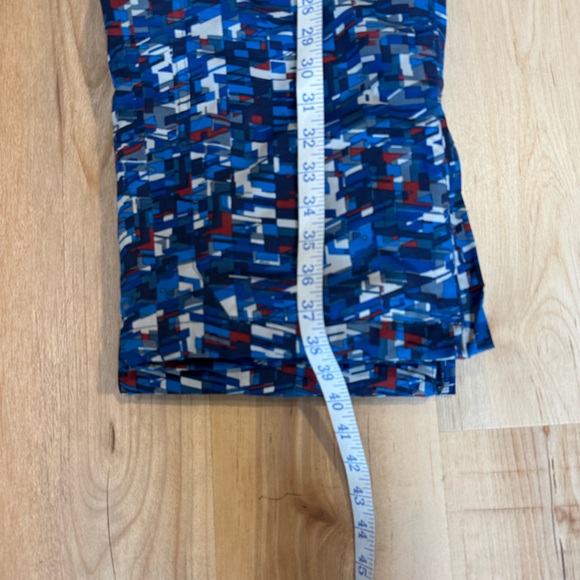 L.L. Bean Boy's Snow Pants Glacier Summit Ink Blue Geo Ski Pants Sz 14 - Picture 8 of 15